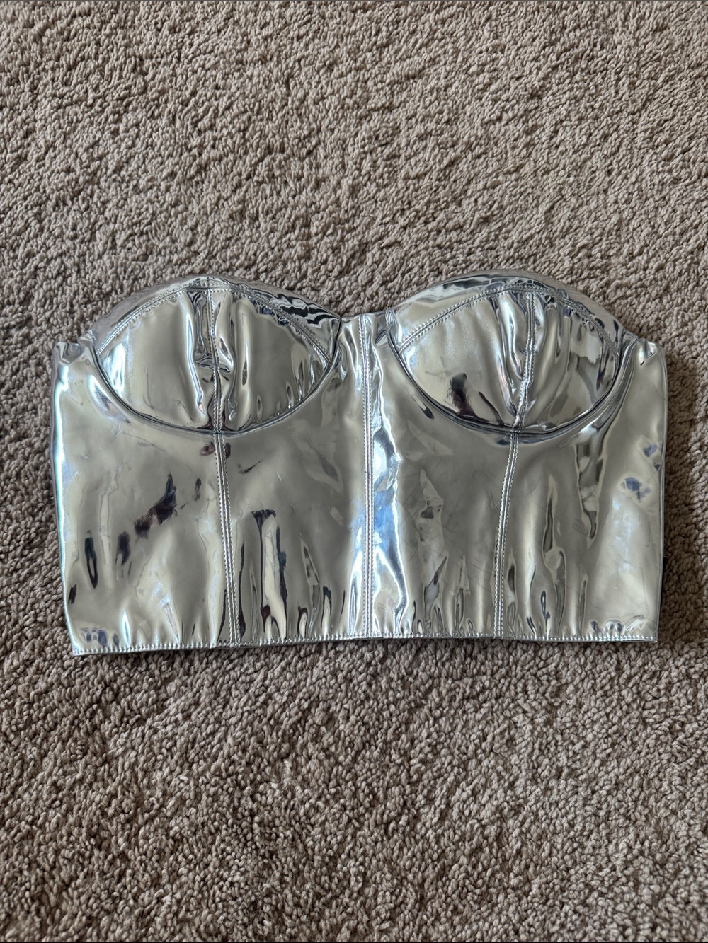 Reflective Nights Corset Top from Fashion Nova